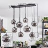 Ripoll Lampadario a sospensione, Lampada a sfera, Lampada a sospensione Grigio fumo, 8-Luci