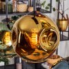 Ripoll Lampadario a sospensione, Lampada a sfera, Lampada a sospensione Blu, Oro, Verde, Ramato, 6-Luci