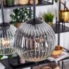 Ripoll Lampadario a sospensione, Lampada a sfera, Lampada a sospensione Ambrato, Chiaro, Grigio fumo, 6-Luci