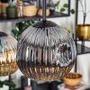 Ripoll Lampadario a sospensione, Lampada a sfera, Lampada a sospensione Ambrato, Grigio fumo, 6-Luci