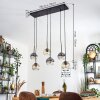 Ripoll Lampadario a sospensione, Lampada a sfera, Lampada a sospensione Ambrato, Chiaro, Grigio fumo, 6-Luci
