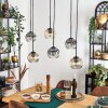 Ripoll Lampadario a sospensione, Lampada a sfera, Lampada a sospensione Ambrato, Chiaro, Grigio fumo, 6-Luci