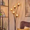 Koyoto Lampada a sfera, Lampada da terra Ambrato, Chiaro, 5-Luci