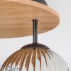 Ripoll Plafoniera, Lampada a sfera Écru, Nero, 3-Luci