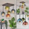 Gastor Plafoniera, Lampada a sfera Blu, Verde, Chiaro, Ramato, 5-Luci
