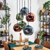 Ripoll Lampadario a sospensione, Lampada a sfera, Lampada a sospensione Blu, Verde, Ramato, 6-Luci