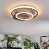 Lynor Plafoniera LED Antracite, Nero, 1-Luce