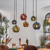 Ripoll Lampadario a sospensione, Lampada a sfera, Lampada a sospensione Blu, Oro, Verde, Ramato, 6-Luci