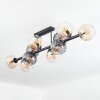 Koyoto Plafoniera, Lampada a sfera Ambrato, Chiaro, Grigio fumo, 10-Luci