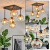 Koyoto Plafoniera, Lampada a sfera Ambrato, Chiaro, 5-Luci