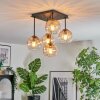 Koyoto Plafoniera, Lampada a sfera Ambrato, Chiaro, 5-Luci