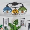 Koyoto Plafoniera, Lampada a sfera 37 cm Blu, Oro, Verde, Chiaro, 3-Luci