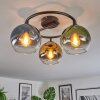 Koyoto Plafoniera, Lampada a sfera 37 cm Blu, Oro, Verde, Chiaro, 3-Luci