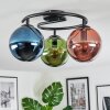 Gastor Plafoniera, Lampada a sfera 37 cm Blu, Verde, Ramato, 3-Luci
