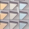 Salmi Plafoniera, Panel LED Grigio, Argento, 1-Luce, Telecomando