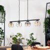 Ripoll Lampadario a sospensione, Lampada a sfera, Lampada a sospensione Ambrato, Chiaro, Grigio fumo, 4-Luci