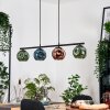 Ripoll Lampadario a sospensione, Lampada a sfera, Lampada a sospensione Blu, Verde, Ramato, 4-Luci