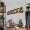Koyoto Lampadario a sospensione, Lampada a sfera, Lampada a sospensione Blu, Oro, Verde, Ramato, 5-Luci
