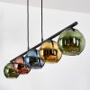 Koyoto Lampadario a sospensione, Lampada a sfera, Lampada a sospensione Blu, Oro, Verde, Ramato, 5-Luci