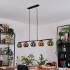 Koyoto Lampadario a sospensione, Lampada a sfera, Lampada a sospensione Blu, Oro, Verde, Ramato, 5-Luci