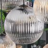 Koyoto Lampadario a sospensione, Lampada a sfera, Lampada a sospensione Ambrato, Chiaro, Grigio fumo, 8-Luci