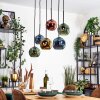 Ripoll Lampadario a sospensione, Lampada a sfera, Lampada a sospensione Blu, Oro, Verde, Ramato, 6-Luci
