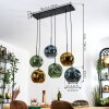 Ripoll Lampadario a sospensione, Lampada a sfera, Lampada a sospensione Blu, Oro, Verde, 6-Luci