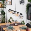 Gastor Lampadario a sospensione, Lampada a sfera, Lampada a sospensione Ambrato, Chiaro, Grigio fumo, 5-Luci