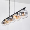 Gastor Lampadario a sospensione, Lampada a sfera, Lampada a sospensione Ambrato, Chiaro, Grigio fumo, 5-Luci