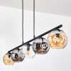 Ripoll Lampadario a sospensione, Lampada a sfera, Lampada a sospensione Ambrato, Chiaro, Grigio fumo, 5-Luci