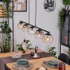 Ripoll Lampadario a sospensione, Lampada a sfera, Lampada a sospensione Ambrato, Chiaro, Grigio fumo, 5-Luci