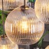 Koyoto Lampadario a sospensione, Lampada a sfera, Lampada a sospensione Ambrato, Chiaro, 8-Luci