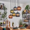 Koyoto Lampadario a sospensione, Lampada a sfera, Lampada a sospensione Blu, Verde, Ramato, 6-Luci