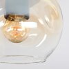 Ripoll Plafoniera, Lampada a sfera Écru, Nero, 3-Luci