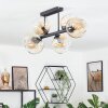 Koyoto Plafoniera, Lampada a sfera Ambrato, Chiaro, 6-Luci