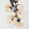 Koyoto Plafoniera, Lampada a sfera Ambrato, Chiaro, 6-Luci