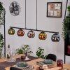 Koyoto Lampadario a sospensione, Lampada a sfera, Lampada a sospensione Blu, Cromo, Oro, Verde, Ramato, Grigio fumo, 5-Luci