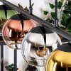 Koyoto Lampadario a sospensione, Lampada a sfera, Lampada a sospensione Blu, Cromo, Oro, Verde, Chiaro, Ramato, Grigio fumo, 5-Luci