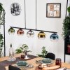 Koyoto Lampadario a sospensione, Lampada a sfera, Lampada a sospensione Blu, Cromo, Oro, Verde, Chiaro, Ramato, Grigio fumo, 5-Luci