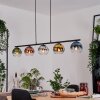 Koyoto Lampadario a sospensione, Lampada a sfera, Lampada a sospensione Blu, Cromo, Oro, Verde, Chiaro, Ramato, Grigio fumo, 5-Luci