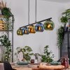 Koyoto Lampadario a sospensione, Lampada a sfera, Lampada a sospensione Blu, Oro, Verde, 5-Luci