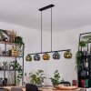 Koyoto Lampadario a sospensione, Lampada a sfera, Lampada a sospensione Blu, Oro, Verde, 5-Luci