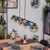 Koyoto Lampadario a sospensione, Lampada a sfera, Lampada a sospensione Blu, Oro, Verde, Chiaro, 5-Luci