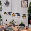 Koyoto Lampadario a sospensione, Lampada a sfera, Lampada a sospensione Blu, Oro, Verde, Chiaro, 5-Luci