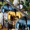 Koyoto Lampadario a sospensione, Lampada a sfera, Lampada a sospensione Blu, Oro, Verde, Chiaro, 5-Luci