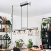 Koyoto Lampadario a sospensione, Lampada a sfera, Lampada a sospensione Ambrato, Chiaro, 5-Luci