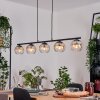 Koyoto Lampadario a sospensione, Lampada a sfera, Lampada a sospensione Ambrato, Chiaro, 5-Luci