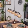 Koyoto Lampadario a sospensione, Lampada a sfera, Lampada a sospensione Ambrato, 5-Luci