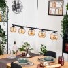 Koyoto Lampadario a sospensione, Lampada a sfera, Lampada a sospensione Ambrato, 5-Luci