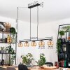 Koyoto Lampadario a sospensione, Lampada a sfera, Lampada a sospensione Ambrato, 5-Luci